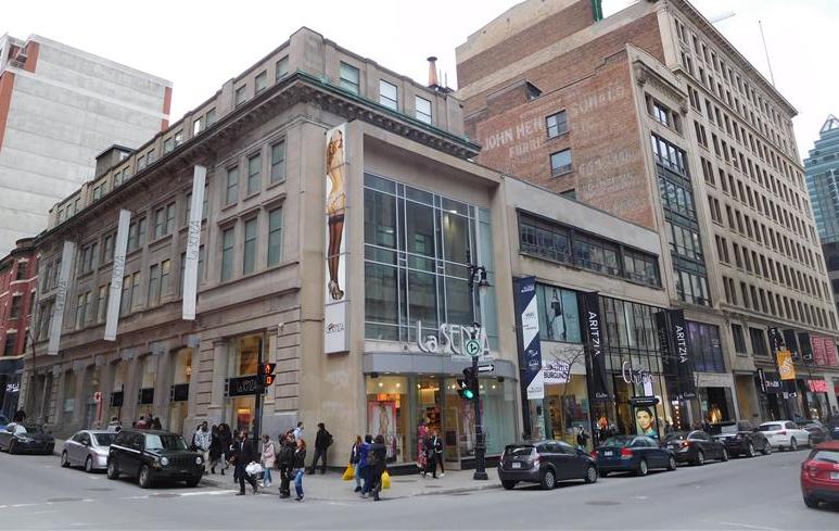 Street view of Montreal Arcteryx store